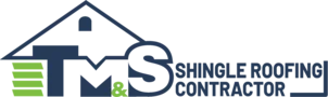 tms shingle roofing contractor logo